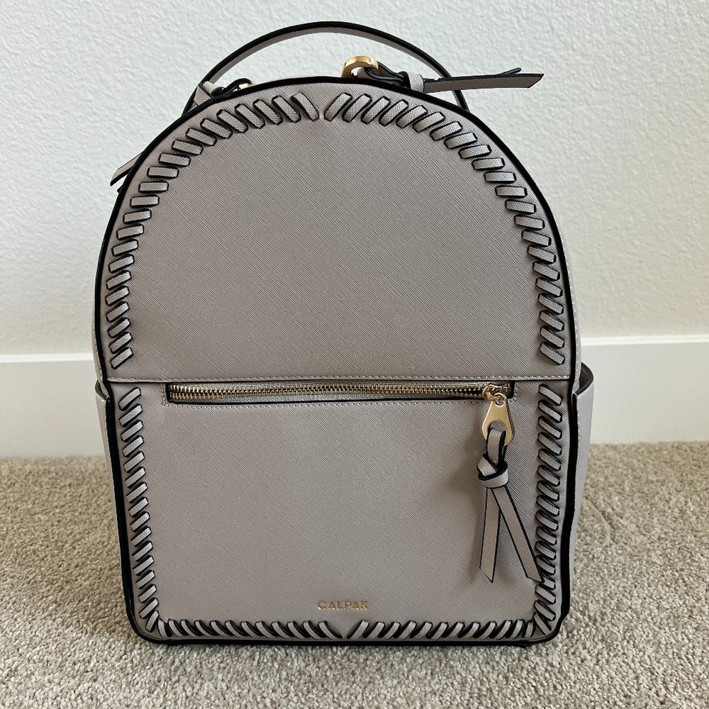 Calpak Kaya Faux Leather Round Backpack